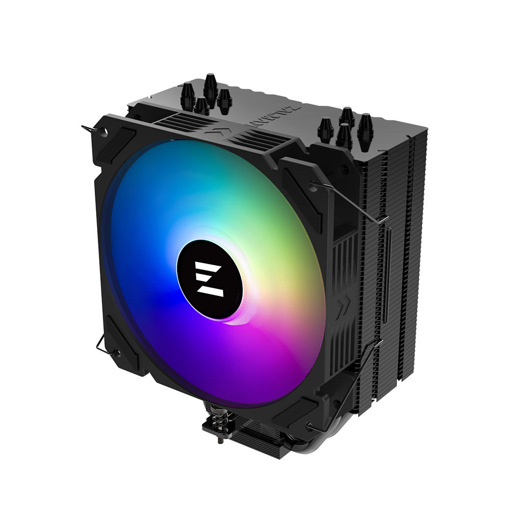 Кулер Zalman CNPS9X PERFORMA BLACK ARGB 180W (CNPS9X Performa ARGB B) охладитель процессора zalman cnps9x performa black argb с 120мм вентилятором 4 тепловыми трубками и поддержкой всех сокетов