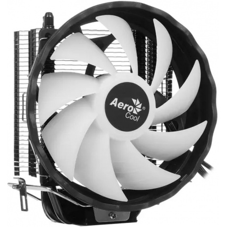Кулер AeroCool Rave 3 ARGB 125W / ARGB / PWM / Intel 115X/775/1200/1700 / AMD / Heat pipe 6mm x3 - фото 2
