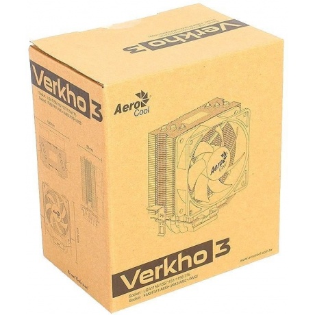 Кулер для процессора FORMULA Verkho 3 120W (4710700955895) - фото 10