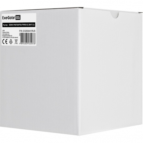 Кулер ExeGate ESNK-P0070APS4.PWM.4U.3647.Cu (EX293441RUS) - фото 7