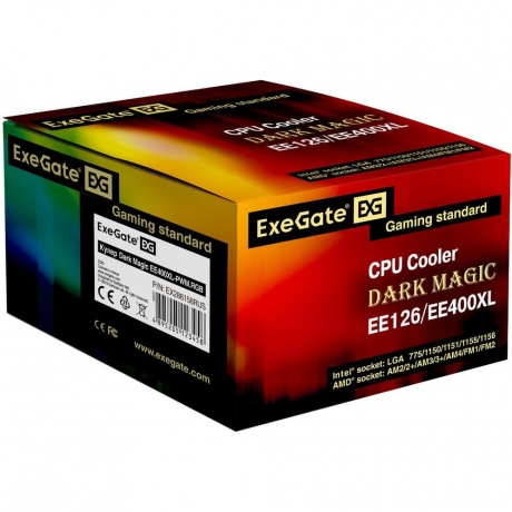 Кулер ExeGate Dark Magic EE400XL-PWM.RGB (EX286158RUS) - фото 7