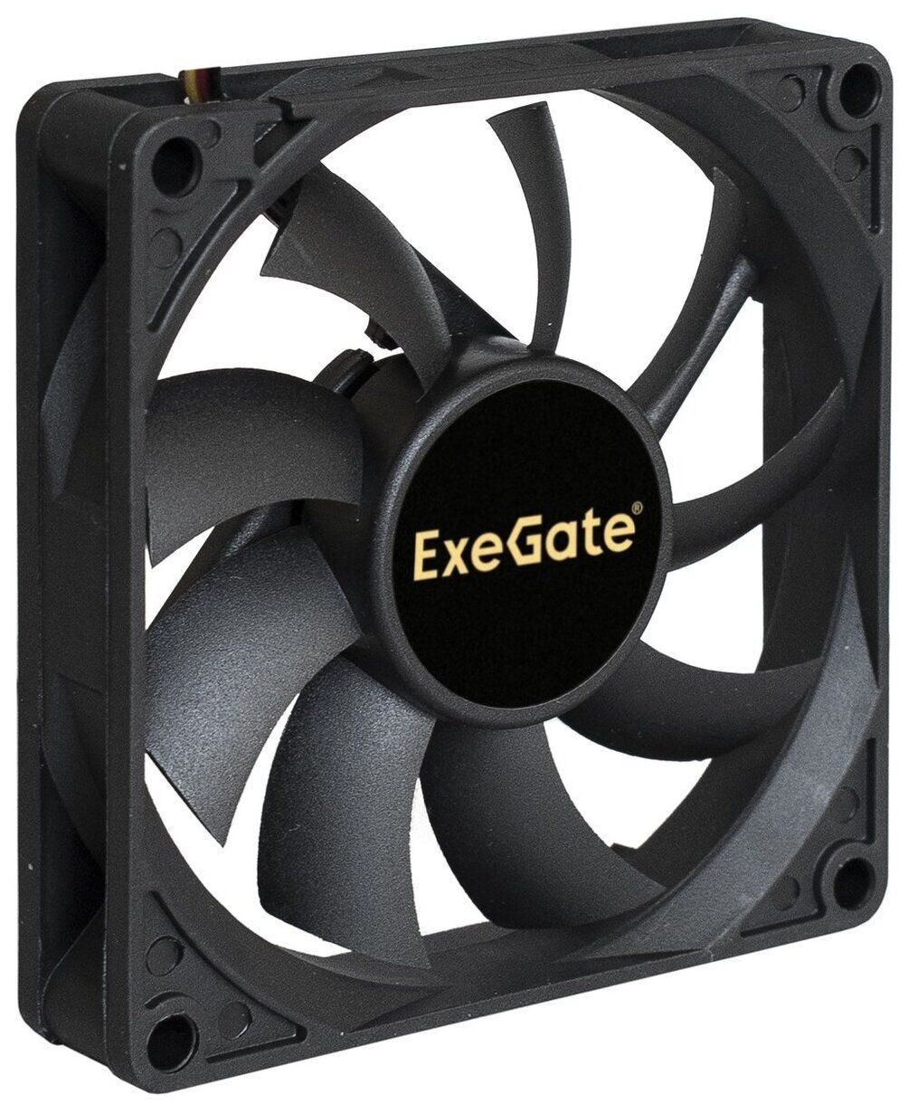 вентилятор для корпуса exegate extrasilent es14025b3p 140x140x25 мм ex288928rus Вентилятор для корпуса ExeGate ExtraSilent ES08015S3P (EX283373RUS)