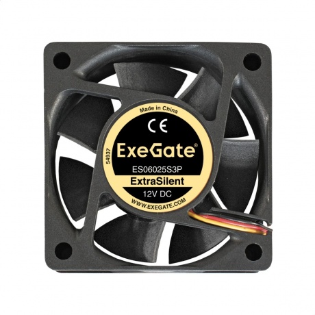 Вентилятор для корпуса ExeGate ExtraSilent ES06025S3P (EX283370RUS) - фото 2