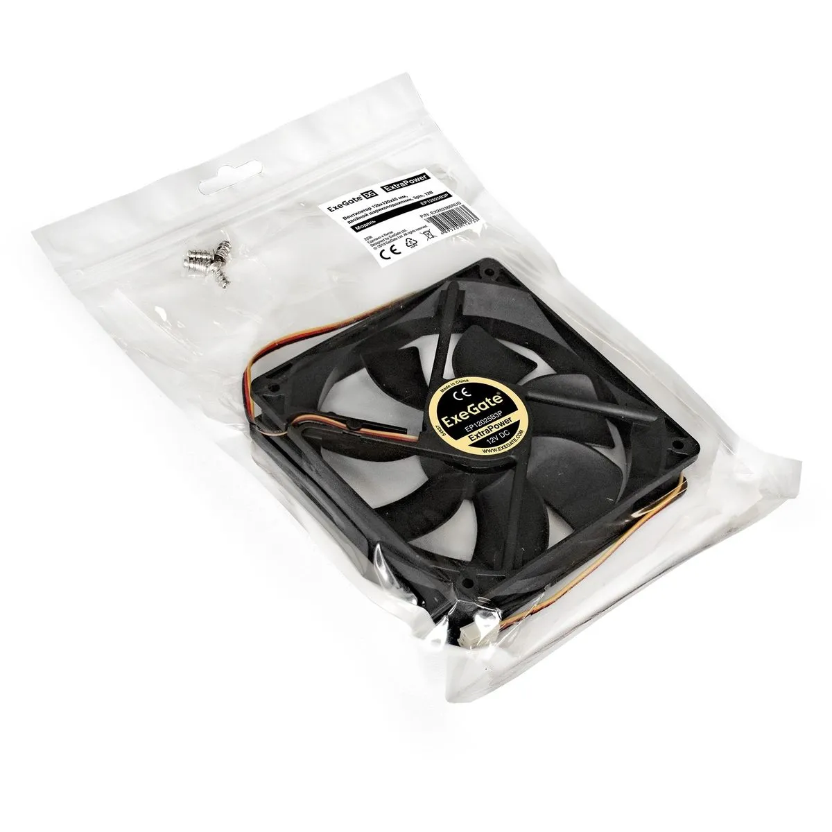Вентилятор для корпуса ExeGate ExtraPower EP12025B3P (EX283386RUS) - фото 5