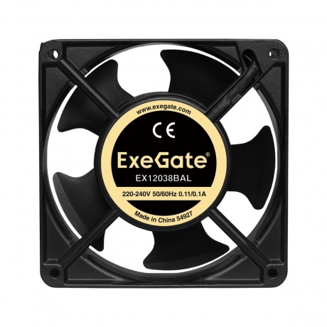 Вентилятор для корпуса ExeGate EX12038BAL 220В (EX289017RUS) - фото 2