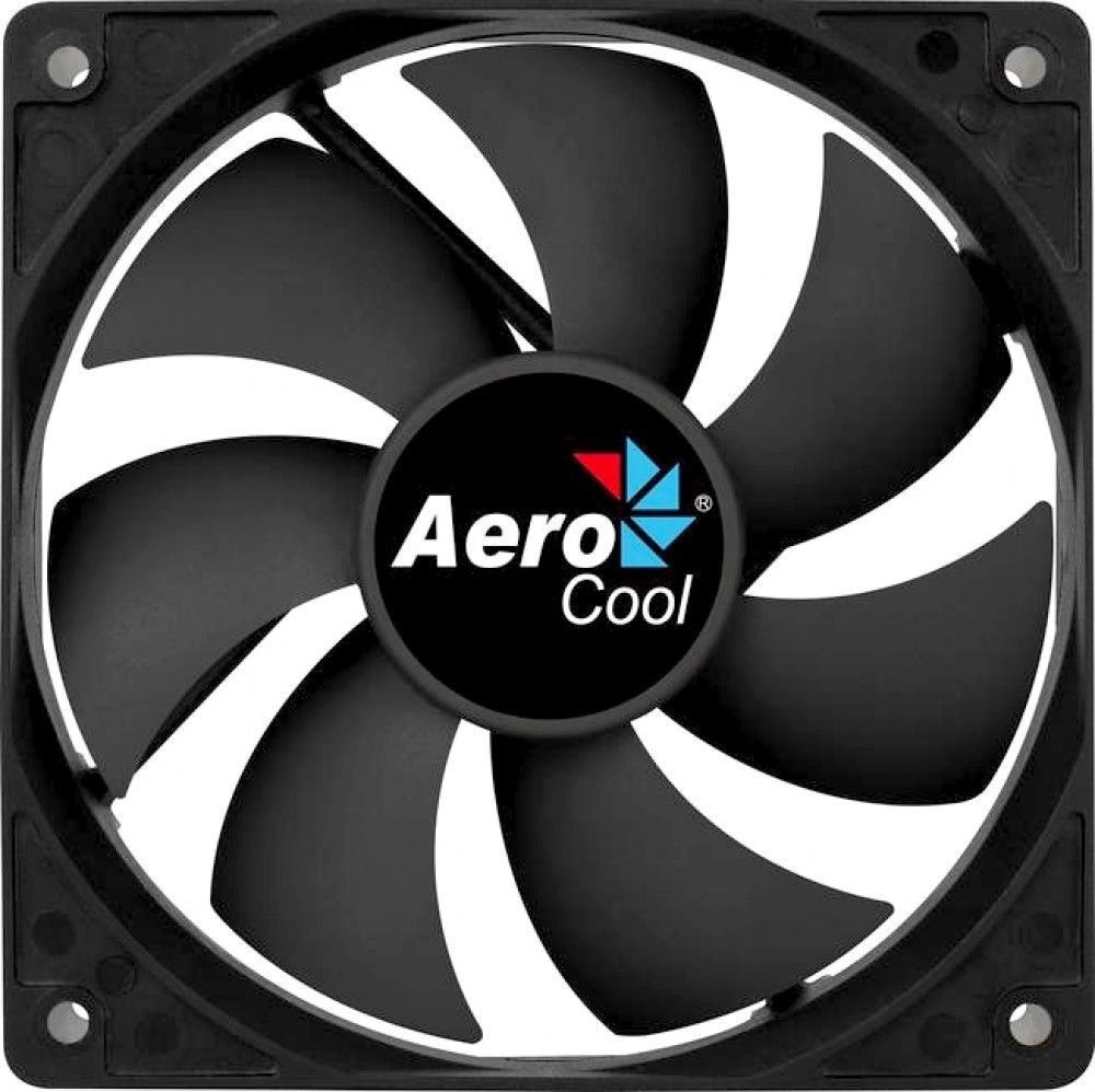 Вентилятор для корпуса Aerocool Force 12 Black (Force 12 Black) вентилятор для корпуса aerocool fan force 12 pwm blue blade 120