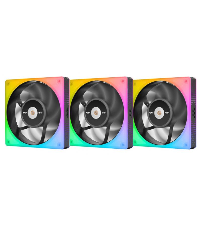 Вентилятор для корпуса Thermaltake TOUGHFAN 12 RGB 3 Pack (CL-F135-PL12SW-A) adaptedto xf 12025 household computer accessories id cooling 3pin 4pin 12cm argb rgb cpu fan silent colorful lighting radiator