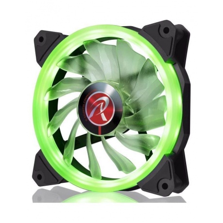 Вентилятор для корпуса Raijintek IRIS 12 GREEN (0R400042) - фото 1