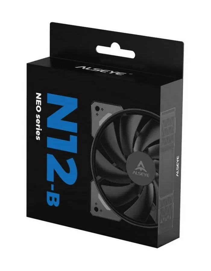Вентилятор для корпуса Alseye N12-B Black - фото 4