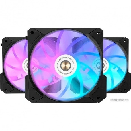 Вентилятор для корпуса Alseye i12B-K3 Black