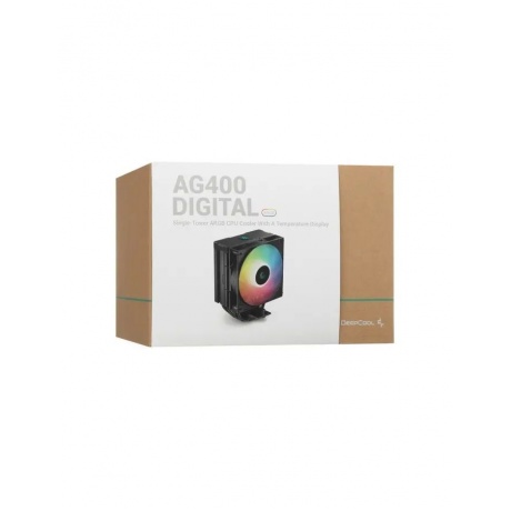 Кулер для процессора DeepCool AG400 DIGITAL BK ARGB black (R-AG400-BKADMN-G-1) - фото 12