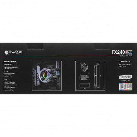 Система водяного охлаждения ID-Cooling FX240 Inf черный - фото 16
