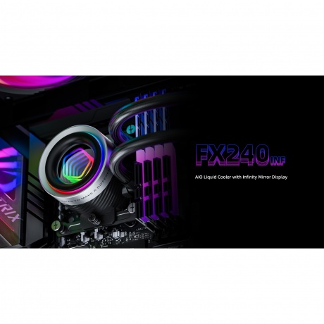 Система водяного охлаждения ID-Cooling FX240 Inf черный - фото 19