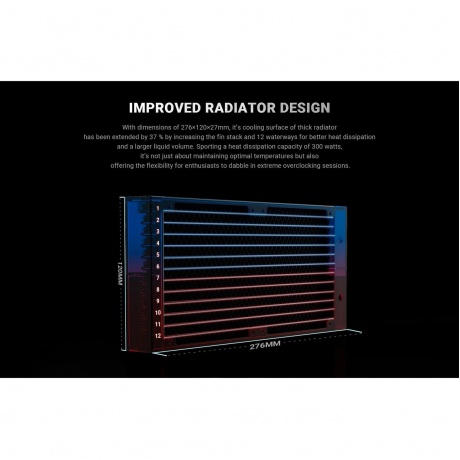 Система водяного охлаждения ID-Cooling FX240 Pro черный - фото 12