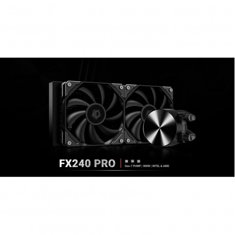 Система водяного охлаждения ID-Cooling FX240 Pro черный - фото 9