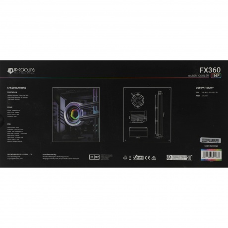 Система водяного охлаждения ID-Cooling FX360 Inf черный - фото 15
