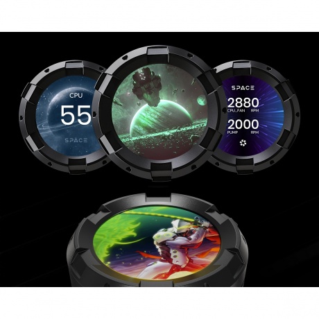 Система водяного охлаждения ID-Cooling SL360 Pro Se черный - фото 8