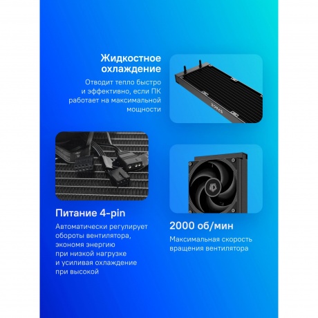 Система водяного охлаждения ID-Cooling SL360 Pro Se черный - фото 10