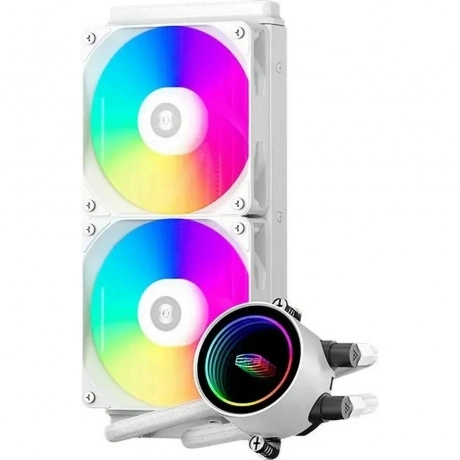 Система водяного охлаждения PcCooler DA240 (DA240-WHAWXX-GL) бел...