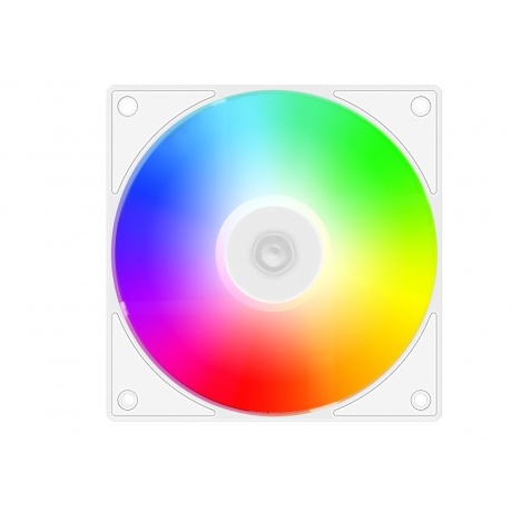 Вентилятор ID-Cooling AS-120-ARGB-W Trio White