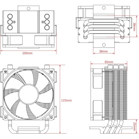 Вентилятор Cooler ID-Cooling SE-903-XT Basic - фото 8