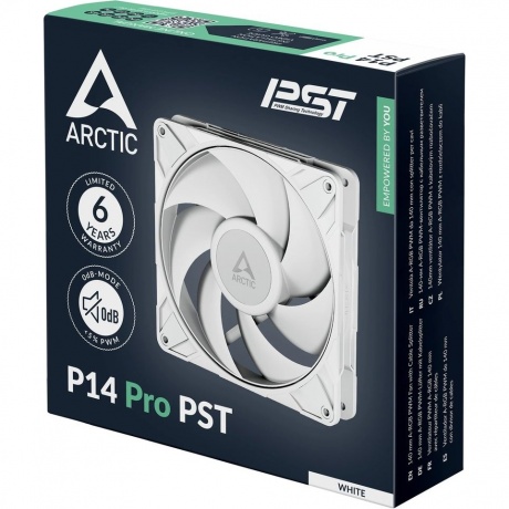 Вентилятор Arctic Cooling P14 Pro PST White (ACFAN00317A) - фото 5