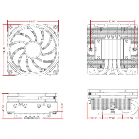 Вентилятор ID-Cooling IS-40XT Black - фото 8