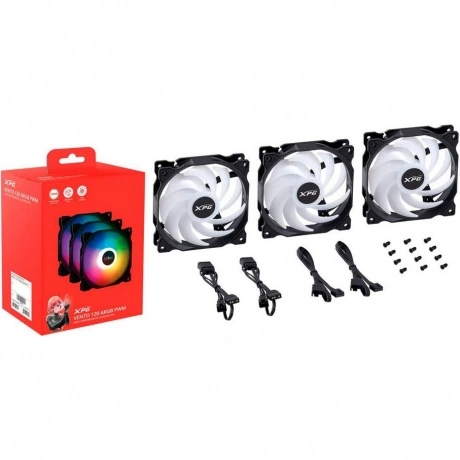 Вентилятор XPG VENTOR120ARGBPWM3C-BKCWW (3-pack)