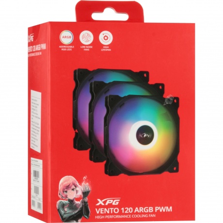 Вентилятор XPG VENTO120ARGBPWM3C-BKCWW - фото 13