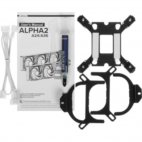 Система водяного охлаждения Zalman ARGB (ALPHA2 A36 White) white - фото 10