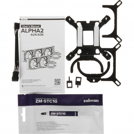 Система водяного охлаждения Zalman ALPHA2 SE A24 Black - фото 12