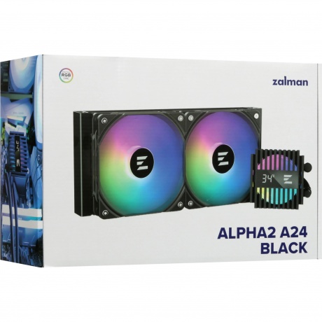 Система водяного охлаждения Zalman ALPHA2 SE A24 Black - фото 13
