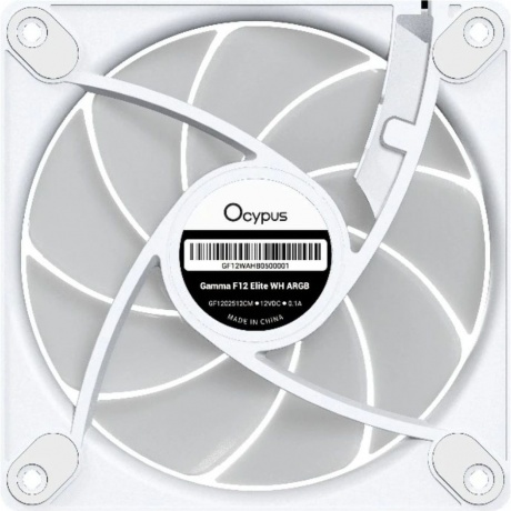 Вентилятор Ocypus Gamma F12 Elite WH ARGB - фото 2