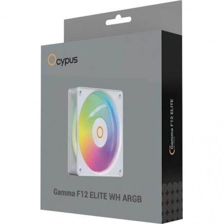 Вентилятор Ocypus Gamma F12 Elite WH ARGB - фото 6
