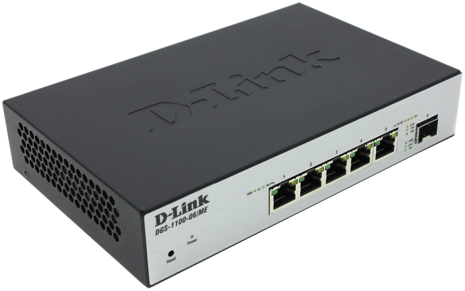 Коммутатор D-Link DGS-1100-06/ME/A1B коммутатор mikrotik rb260gsp 5 портов 10 100 1000 ethernet 4 порта poe sfp