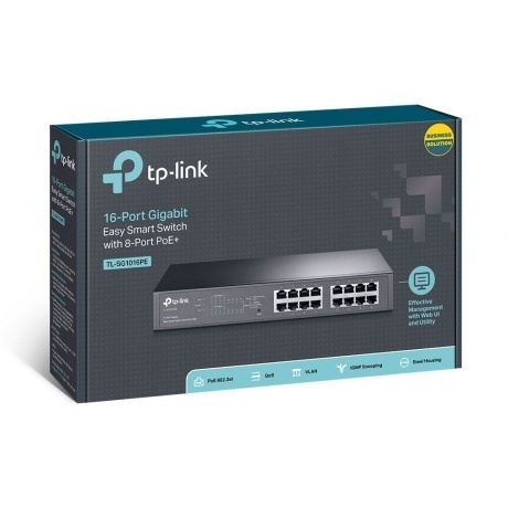 Коммутатор TP-Link TL-SG1016PE - фото 4