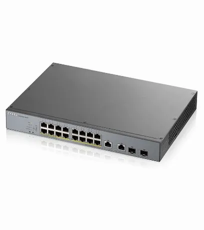 L2 коммутатор PoE+ для IP-видеокамер ZYXEL GS1350-18HP [GS1350-1...