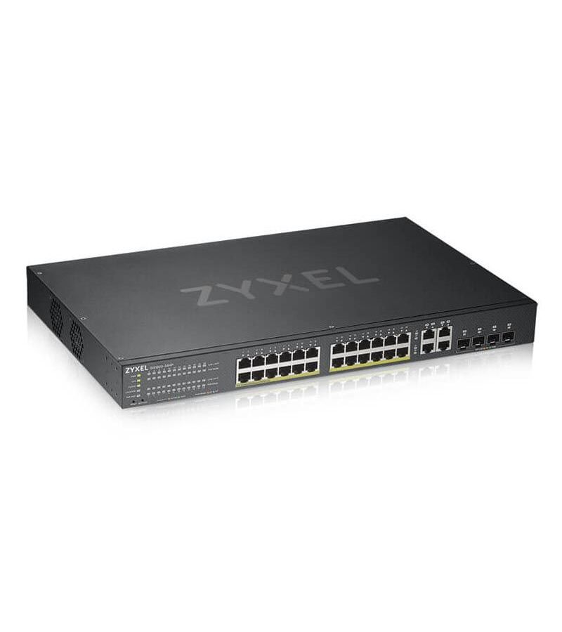 Коммутатор Zyxel GS1920-24HPV2-EU0101F l2 коммутатор poe для ip видеокамер zyxel gs1350 26hp [gs1350 26hp eu0101f]