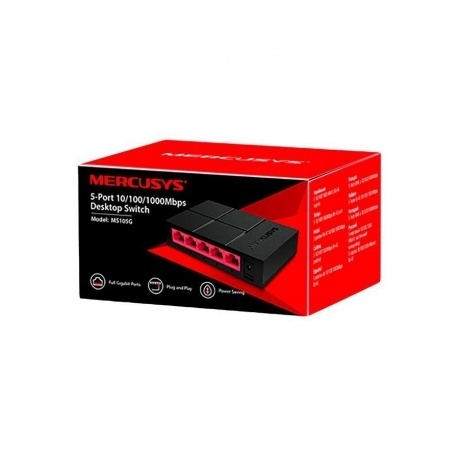Коммутатор Mercusys MS105G - фото 4