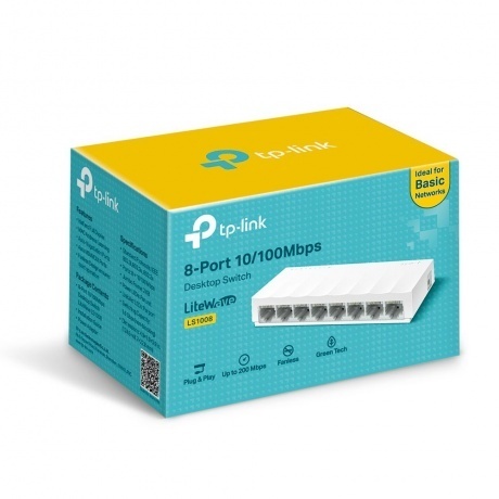 Коммутатор TP-Link LS1008 8 ports - фото 3