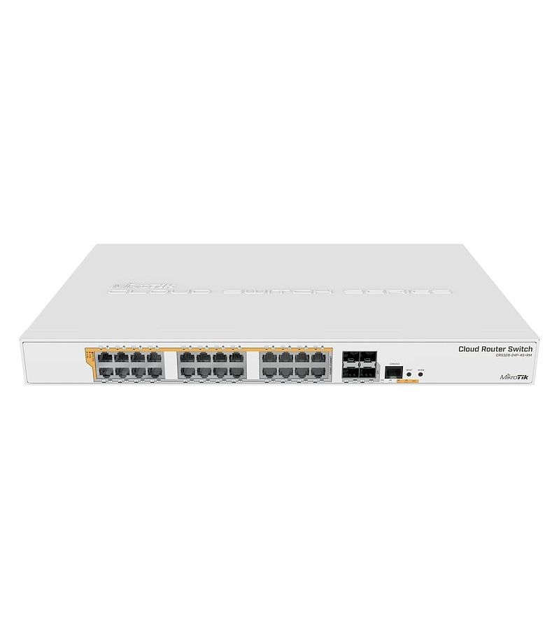 Коммутатор MikroTik CRS328-24P-4S+RM коммутатор mikrotik cloud router switch crs112 8g 4s in