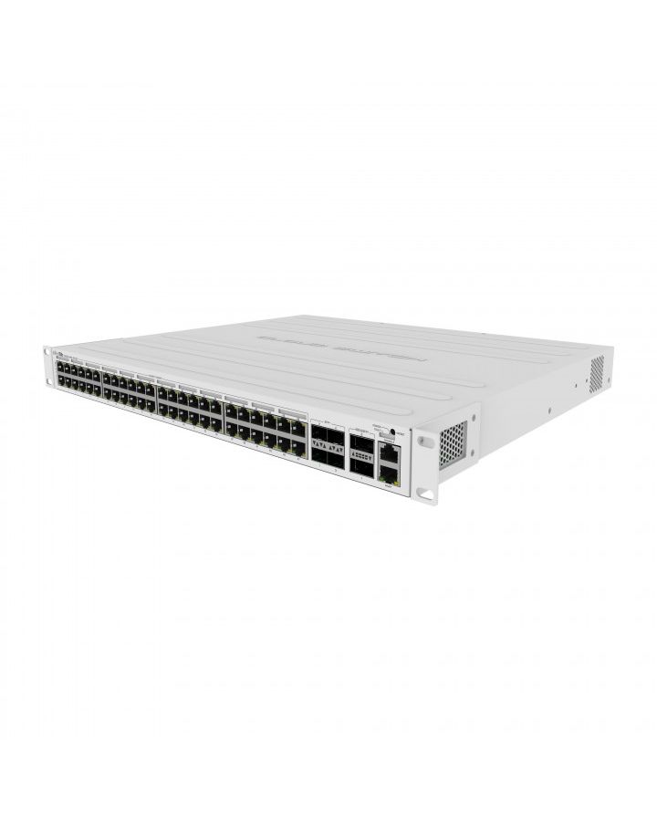 Коммутатор MikroTik CRS354-48P-4S+2Q+RM коммутатор mikrotik cloud router switch crs354 48g 4s 2q rm