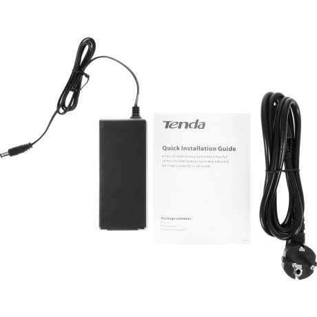 Коммутатор Tenda TEF1106P-4-63W - фото 7