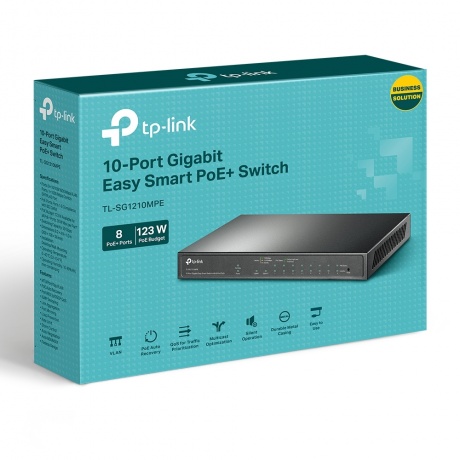 Коммутатор TP-Link TL-SG1210MPE - фото 4