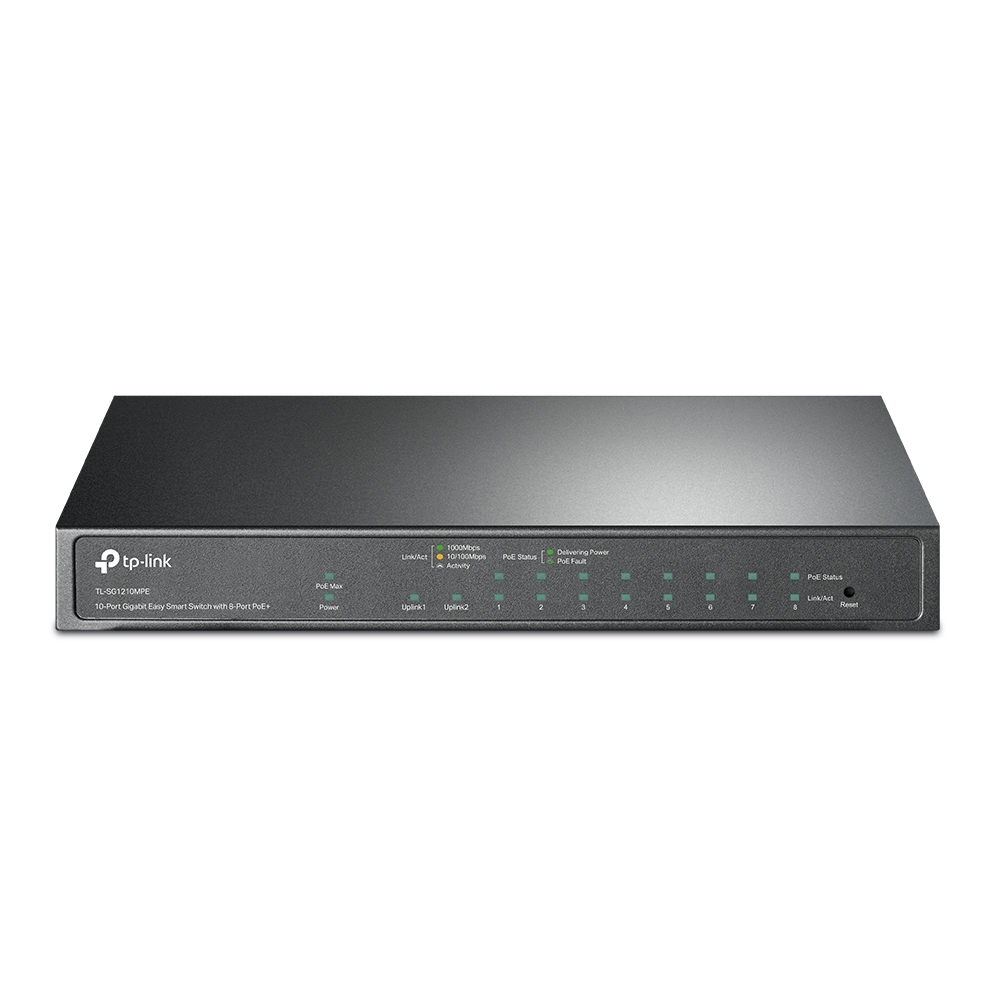 Коммутатор TP-Link TL-SG1210MPE адаптер питания escam poe для систем видеонаблюдения 15 4 вт poe pin4 5 7 8 совместим с ieee802 3af для ip камер cctv