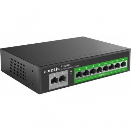 Коммутатор Netis 8POE+2XGE P110GC