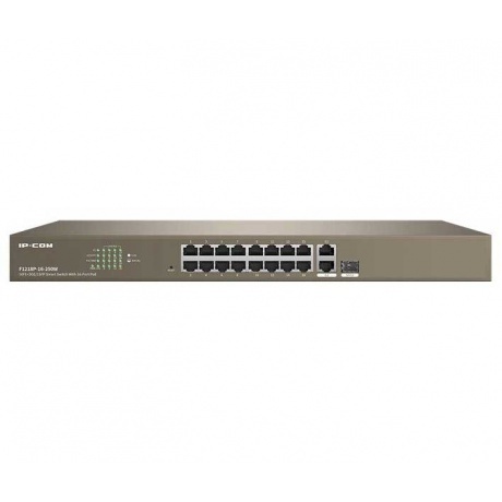 Коммутатор Tenda 16FE+ 2GE POE SFP F1218P-16-250W