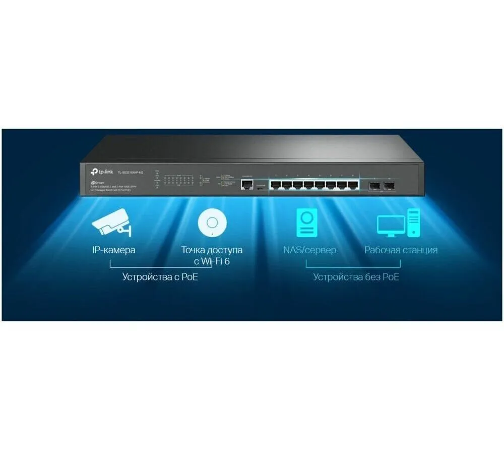 Коммутатор TP-Link TL-SG3210XHP-M2 - фото 10