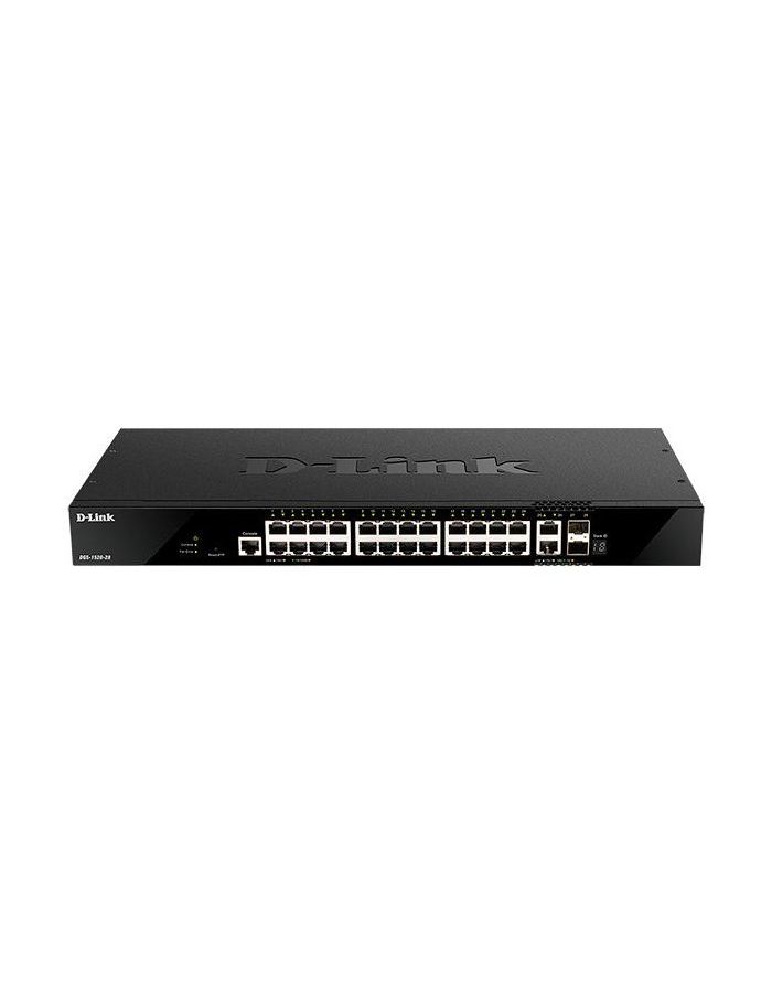 Коммутатор D-Link DGS-1520-28/A1A l2 managed switch with 48 10 100 1000base t ports and 4 10gbase x sfp ports 16k mac address 802 3x flow control 4k of 802 1q vlan vlan trunking
