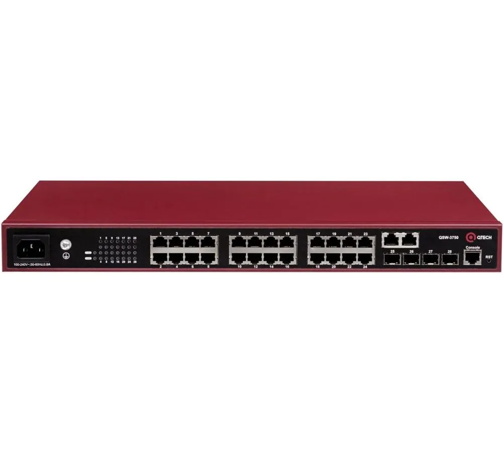Коммутатор QTECH QSW-3750-28T-AC-R - фото 1